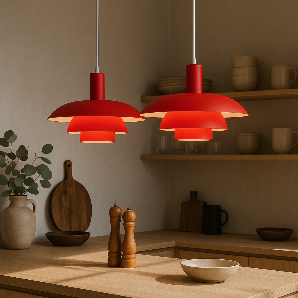 Pendant Light – Scandinavian Danish Style LED Hanging Lamp