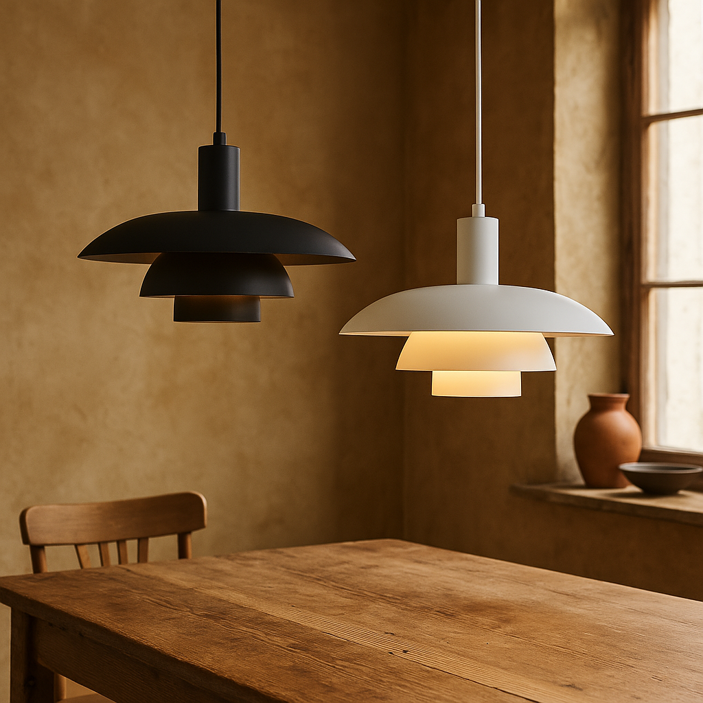 Pendant Light – Scandinavian Danish Style LED Hanging Lamp