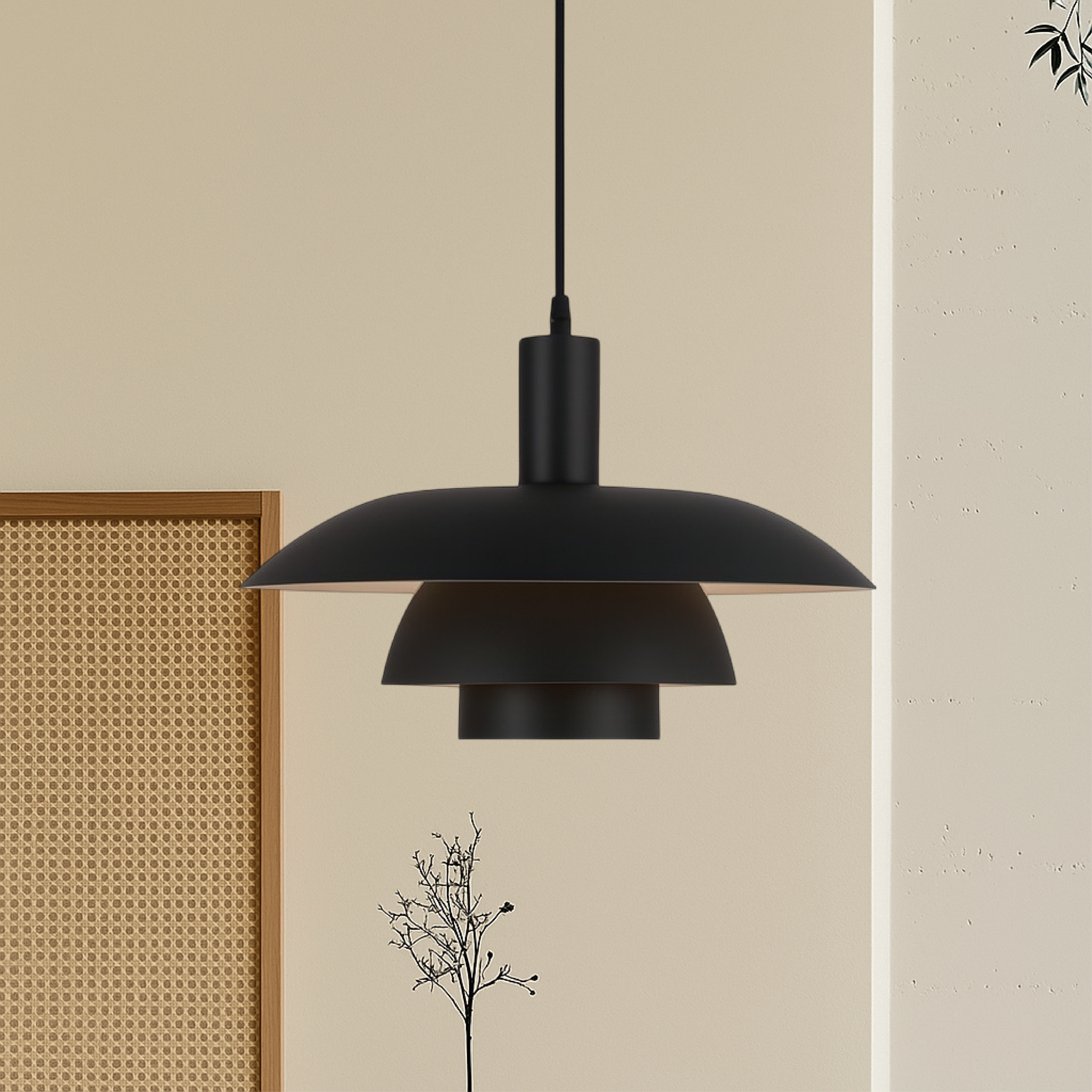 Pendant Light – Scandinavian Danish Style LED Hanging Lamp